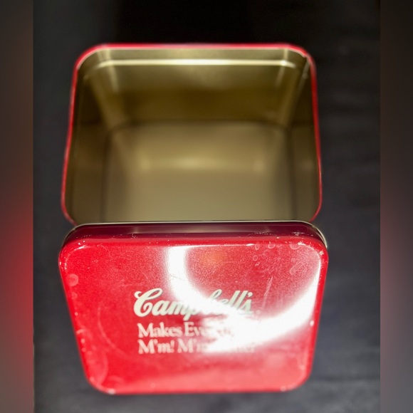 🤩 NEW ITEM! Campbell's Soup Metal Recipe Tin Box Empty - Souper Recipes Vintage - Picture 4 of 4